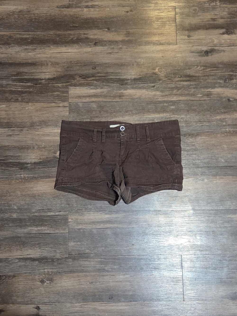 Y2K Brown Low Rise Shorts